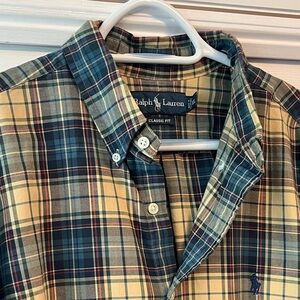 XL Ralph Lauren multicolored plaid button down shirt